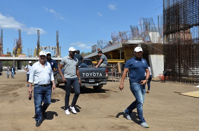 Los delegados de las naciones de la región realizaron un recorrido por las instalaciones en construcción para los Juegos Centroamericanos Managua 2017. LA PRENSA/JADER FLORES