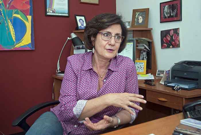 La socióloga Mónica Zalaquett dice que fue la guerra de los ochenta la que la impulsó a trabajar hoy en favor de la no violencia. Foto: La Prensa