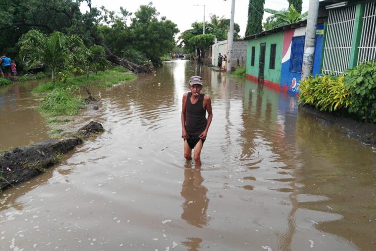 Lluvia en Managua, Managua, calles inundadas, Tipitapa